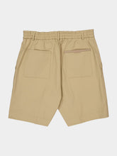 Moncler Beige Seersucker Shorts