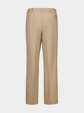 Moncler Beige Straight-Fit Trousers