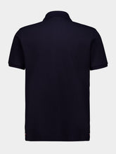 Moncler Dark Blue Cotton Piqué Polo Shirt
