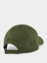 Moncler Olive Green Cotton Gabardine Baseball Cap
