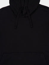 Stone Island Black Organic Cotton Fleece Hooded Sweatshirt