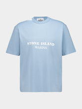 Stone Island Powder Blue Marina Cotton T-Shirt
