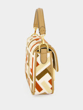 Fendi Multicolour FF Embroidered Baguette Mini Bag