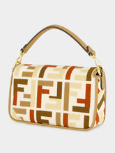 Fendi Multicolour FF Embroidered Baguette Mini Bag
