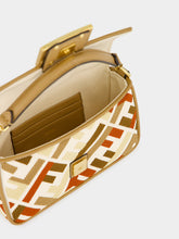 Fendi Multicolour FF Embroidered Baguette Mini Bag