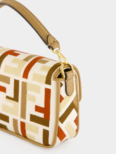Fendi Multicolour FF Embroidered Baguette Mini Bag