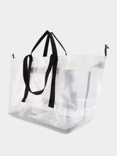 Off-White Transparent Ripstop Heritage Tote Bag