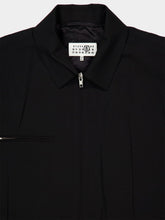 MM6 Maison Margiela Black Virgin Wool-Blend Sport Jacket