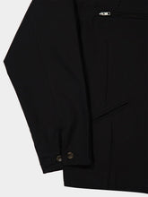 MM6 Maison Margiela Black Virgin Wool-Blend Sport Jacket
