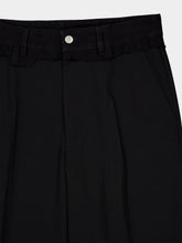 MM6 Maison Margiela Black Virgin Wool-Blend Trousers