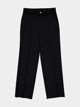 MM6 Maison Margiela Black Virgin Wool-Blend Trousers
