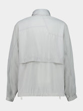 MM6 Maison Margiela Sage Grey Nylon Windbreaker Jacket