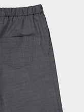 MM6 Maison Margiela Dark Grey Tailored Wool-Blend Trousers