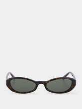 Saint Laurent Havana Brown SL 871 Cat-Eye Sunglasses