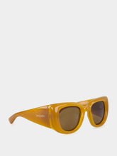 Saint Laurent Yellow Brown SL 903 HOWL Butterfly Sunglasses