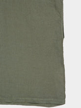 120% Lino Khaki Linen Short Sleeve Shirt