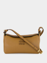 Miu Miu Caramel and Larice Beige Leather Pouch