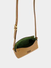 Miu Miu Caramel and Larice Beige Leather Pouch