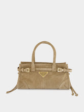 Prada Cocoa Brown Bonnie Suede Mini Bag