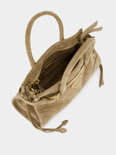 Prada Cocoa Brown Bonnie Suede Mini Bag