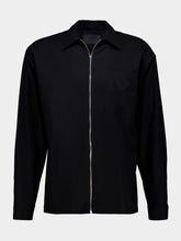 Prada Black Cotton Zip Shirt