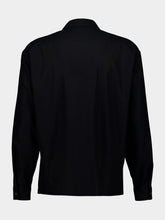 Prada Black Cotton Zip Shirt