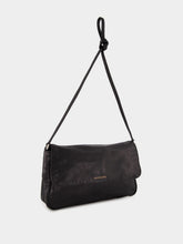 Balenciaga Black Grungy Medium Messenger Bag