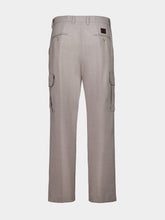 Dolce & Gabbana Grey Wool Cargo Trousers