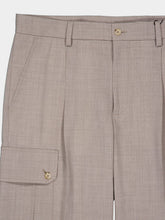 Dolce & Gabbana Grey Wool Cargo Trousers
