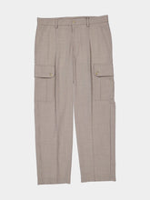 Dolce & Gabbana Grey Wool Cargo Trousers