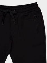 Dolce & Gabbana Black Cotton Drawstring Trousers