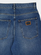 Dolce & Gabbana Blue Wide-Leg Denim Trousers