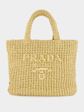 Prada Natural Small Crochet Tote Bag