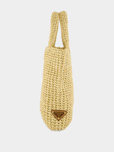Prada Natural Small Crochet Tote Bag