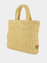 Prada Natural Small Crochet Tote Bag