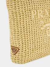 Prada Natural Small Crochet Tote Bag