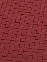 Dragon Diffusion Bordo A4 Woven Leather Pochette