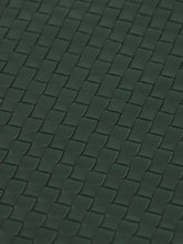 Dragon Diffusion Forest Green A4 Woven Leather Pochette