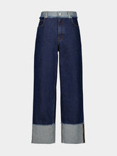 Marni Blue Inside-Out Denim Jeans
