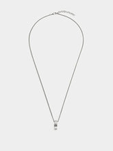 MM6 Maison Margiela Silver Numeric Engraved Pendant Necklace