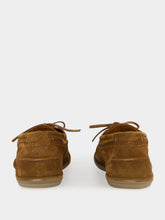 Officine Creative Cubano Love 001 Brown Suede Boat Shoes