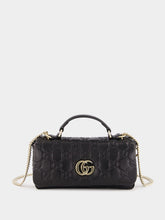 Gucci Black GG Milano Mini Top Handle Bag