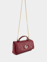 Gucci Ancora Red GG Milano Mini Top Handle Bag