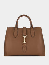 Gucci Brown Medium Tote Bag with Hook Closure