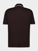 Gucci Brown Embroidered Cotton Piqué Polo Shirt