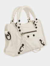Balenciaga Le City Mini Bag in Optic White Lambskin Leatherskin