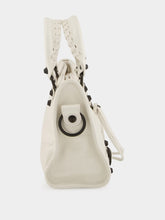 Balenciaga Le City Mini Bag in Optic White Lambskin Leatherskin