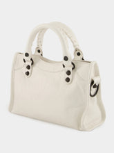 Balenciaga Le City Mini Bag in Optic White Lambskin Leatherskin