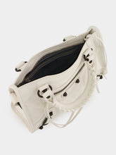 Balenciaga Le City Mini Bag in Optic White Lambskin Leatherskin