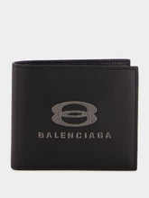 Balenciaga Black Folded Unity Wallet